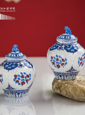 河北博物院文创 青花大罐-树脂冰箱贴 创意文创冰箱贴 趣味冰箱贴