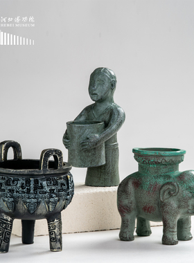 河北博物馆盘栽冰箱贴磁贴个性创意文创树脂磁吸冰箱贴送朋友礼物