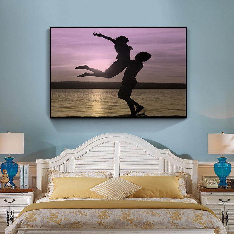 卧室床头装饰画现代简约客厅背景墙房间墙画壁画酒店宾馆单幅挂画,淘宝优惠券,粉丝福利购,淘宝优惠卷