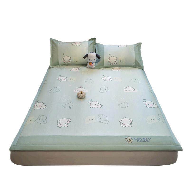 A类母婴级夏季冰丝凉席2025新款家用席子夏婴儿可机洗藤席床笠款,淘宝优惠券,粉丝福利购,淘宝优惠卷