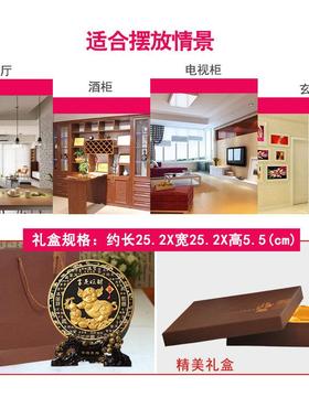 金猪摆件活性炭雕工艺品生肖猪客厅家居装饰品摆设小福猪乔迁礼品