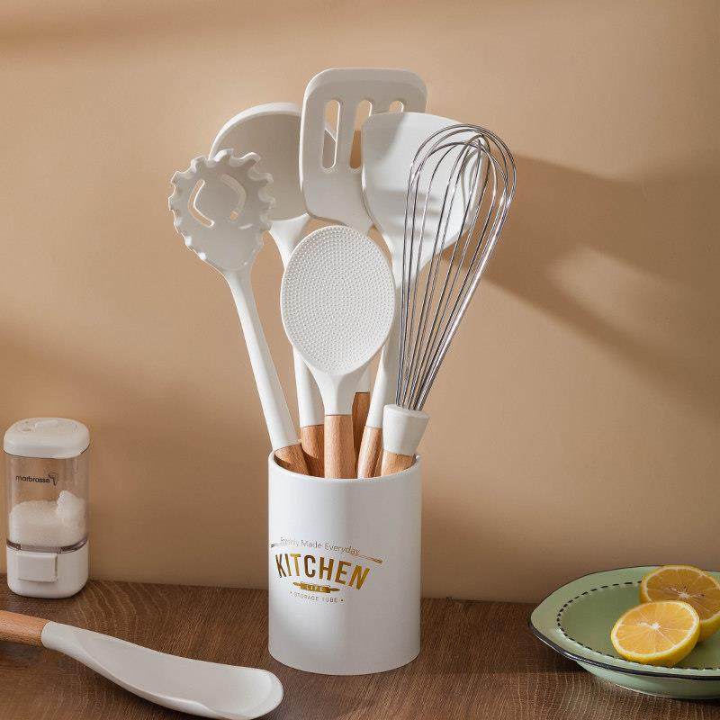 硅胶铲子不粘锅专用锅铲耐高温厨具套装汤勺家用漏勺做饭全套炒菜,淘宝优惠券,粉丝福利购,淘宝优惠卷