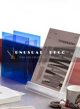 UNUSUAL 轻奢样板间卧室床头柜桌面组合摆件书桌音响座钟软装饰品