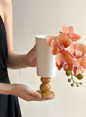 陶瓷花瓶蝴蝶兰假花仿真花电视柜玄关客厅桌面摆件家居好物装饰品