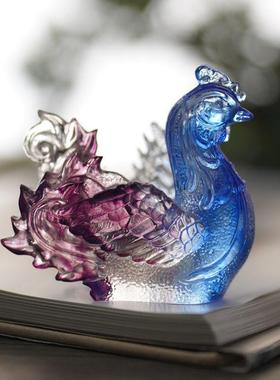 2025新款蛇年吉祥物琉璃青龙白虎朱雀玄武四神兽圣兽瑞兽中式摆件