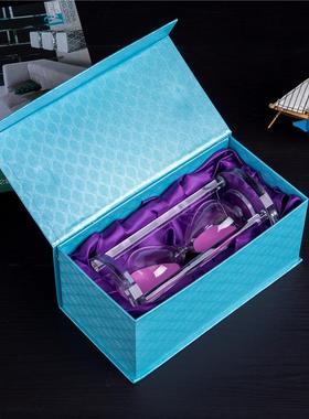 沙漏计时器时间管理30 60分钟一小时水晶流沙瓶计时漏斗创意饰品