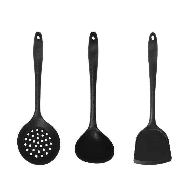 厨娘精选 硅胶铲勺木铲耐高温不粘锅铲炒菜铲子厨房用具炒勺漏勺 - 图3