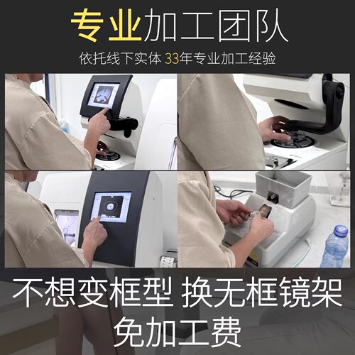 眼镜框更换旧镜片换新框找框配镜框换眼镜框旧眼镜换镜架不换镜片 - 图2