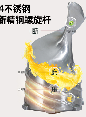狮威特大口径不锈钢螺杆果汁机