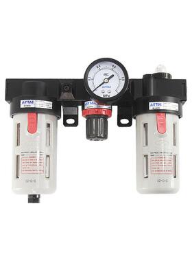 亚德客气源三联件油水分离器空压机过滤器BF+BR+BL油雾器BC3000