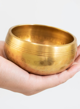 优选音钵十字杵尼泊尔手工颂钵佛音碗瑜伽钵梵音钵静心钵铜磬钵盂