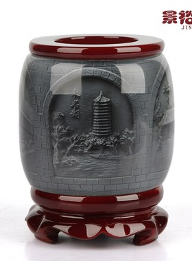 优选景裕泰北京大学创意办公桌笔筒文房四宝书房书桌摆件教师节礼