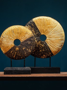 优选异丽泰式风情家居桌面摆件客厅玄关电视柜木雕装饰品东南亚摆