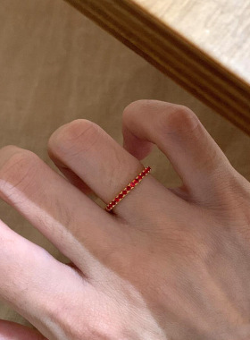 极细小排戒中古风复古