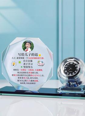 学习很苦坚持定制生日礼物儿童房励志摆件激励努力奋斗实用书桌