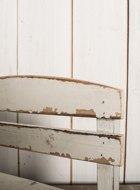 优选实木复古做旧桌面小凳子个性创意小椅子花架家居饰品装饰道具