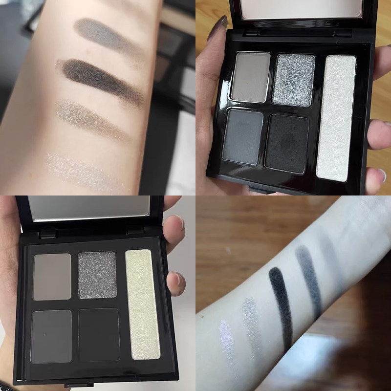 造梦师系列黑色眼影烟熏眼影盘哑光烟熏妆优可梦玩趣五色眼影盘