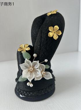 儿童古典舞演出假发头饰