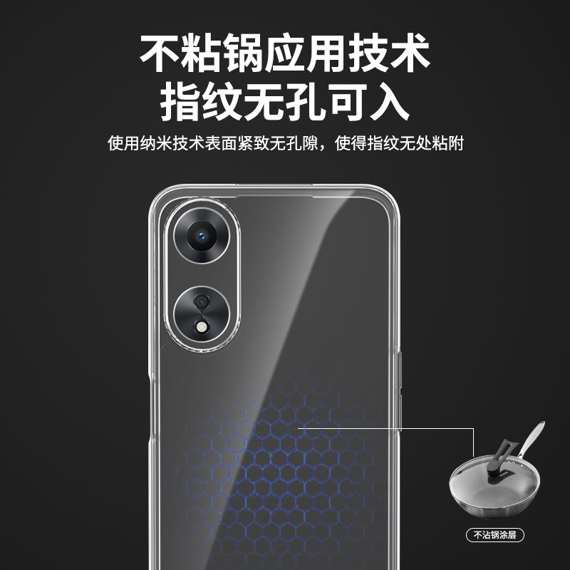 适用oppoA58手机壳A58X透明新款oppo5G直边PHJ110防摔oppoa57保护套a56超薄软a5pro软oppoa55男a54女a53啊a52 - 图3
