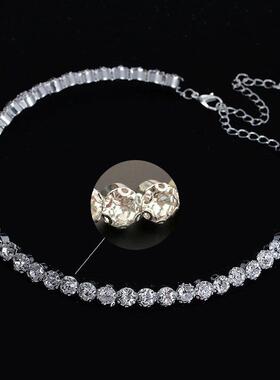 锁骨链满钻礼服演出项圈高