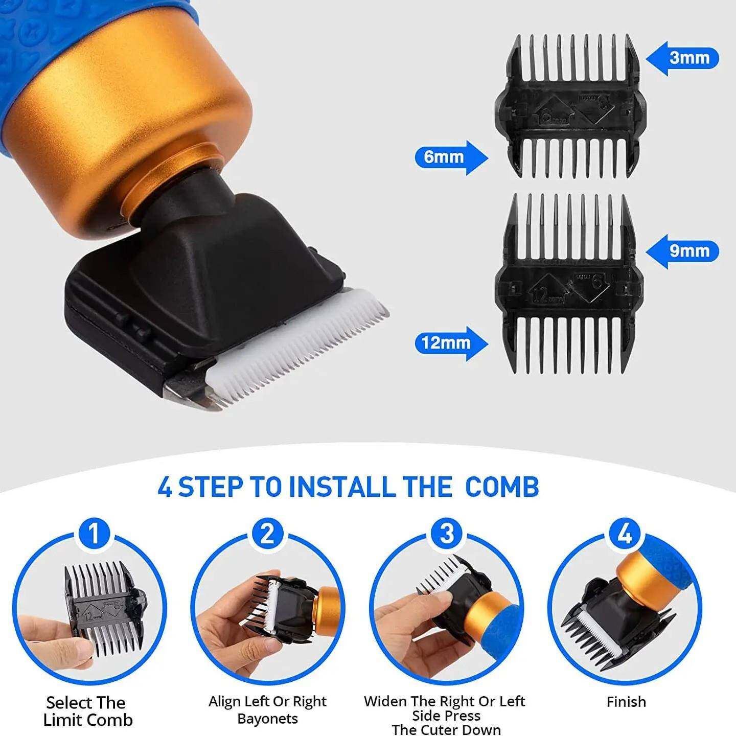 跨境tuftinggun手工地毯推子电动宠物修毛器簇绒电推剪200W大功率 - 图0