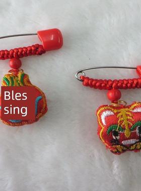 安全夜班专用压惊桃木平安孕妇婴儿新生儿宝宝外出别针挂件护士