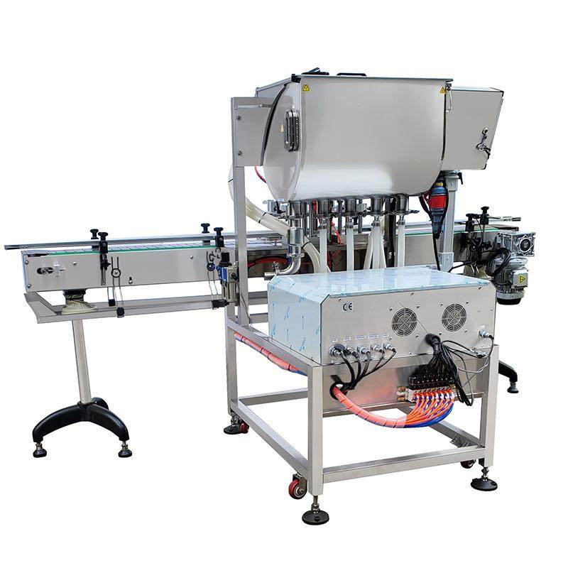 香水玻璃瓶全自动四头齿轮泵灌装机花露水液体分装定量灌装设备,淘宝优惠券,粉丝福利购,淘宝优惠卷