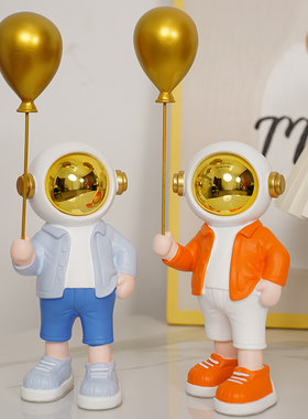 创意太空人太空人桌面装饰品摆件办公室酒柜软装客厅玄关乔迁礼物