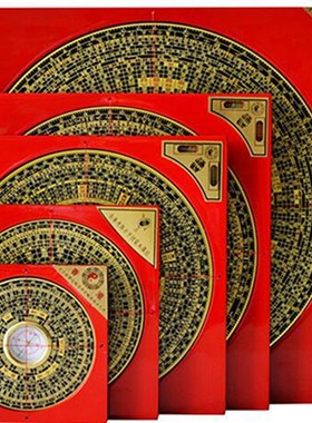 专业罗盘全铜面板综合盘高精度罗盘仪随身携带小罗盘测方位工艺品