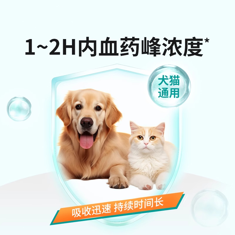 头孢羟氨苄片宠物狗狗猫咪犬用脓皮症伤口消炎感冒药尿路感染尿血 - 图2