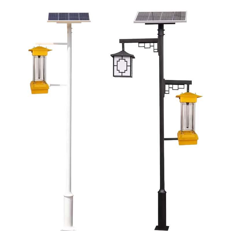 厂家户外农用防水诱虫灯太阳能灭蚊灯农场果园led频振式灭虫灯 - 图3