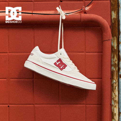DCSHOES CANVAS 夏季新款男鞋帆布鞋真皮小白鞋休闲鞋男 - 图2