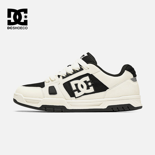 DCSHOES ASTRA 夏季新款黑白拼色美式休闲板鞋男厚底休闲鞋子男鞋 - 图3