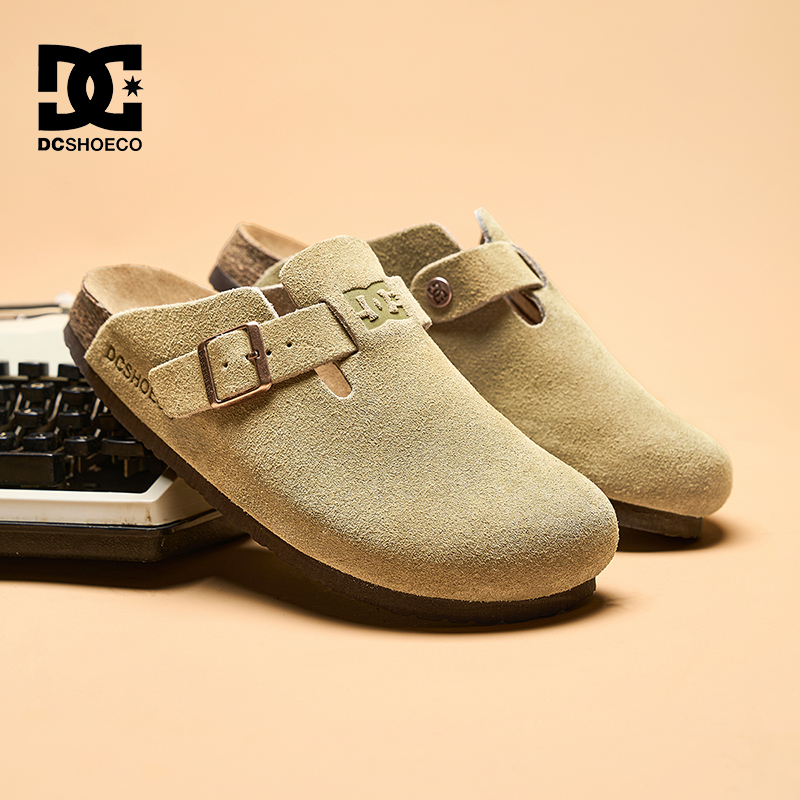 DC SHOES WEIC CAS2025冬季新款软底勃肯鞋男外穿半拖一脚蹬拖鞋 - 图3