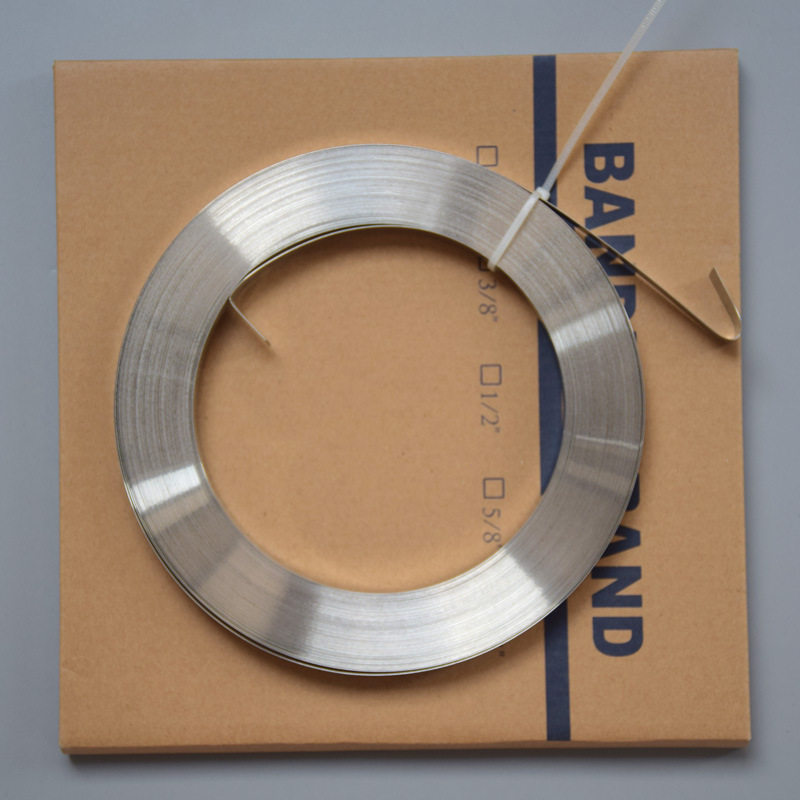 源头工厂现货供应304不锈钢打包带 标牌捆扎带管箍带 0.76*19*30m,淘宝优惠券,粉丝福利购,淘宝优惠卷