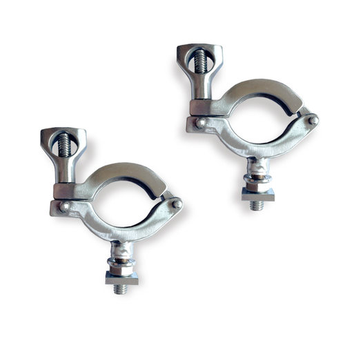 优选车顶平台工兵铲固定支架 行李架横杆卡槽铁锹不锈钢管夹卡扣 - 图1