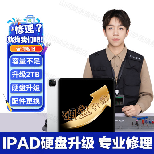 Apple/苹果 iPad平板电脑硬盘升级服务内存不足更换扩容故障修理 - 图0