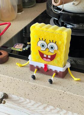 【新家的100个快递】海绵宝宝海绵擦洗碗海绵桌面摆件家居饰品