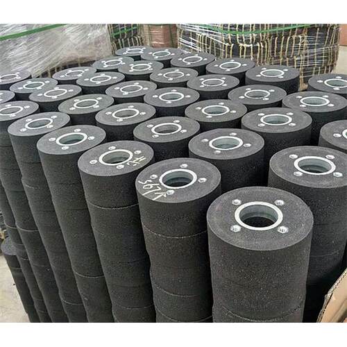 螺栓紧固双端面磨床树脂磨簧机专用弹簧砂轮带螺帽棕白刚玉散热孔 - 图2