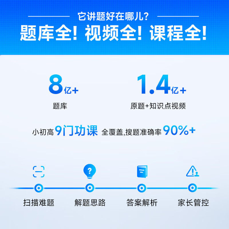 官方旗舰2025新款R16智能AI学习机幼小初高中学生通用AG护眼平板电脑课本全科同步家教英语点读家教机,淘宝优惠券,粉丝福利购,淘宝优惠卷