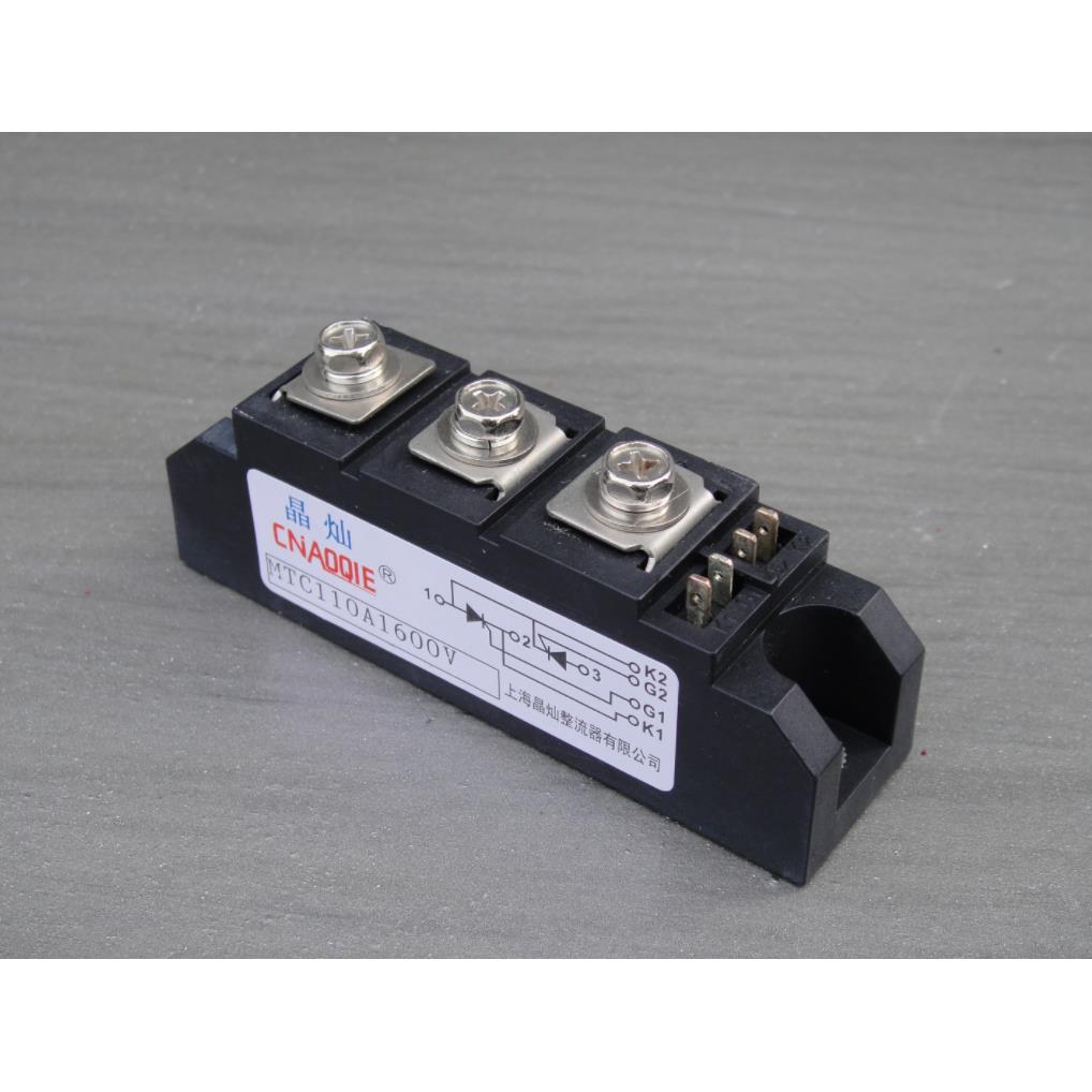 晶灿 晶闸管MTC100A-16 电力半导体 可控硅 模块 110A1600V - 图0