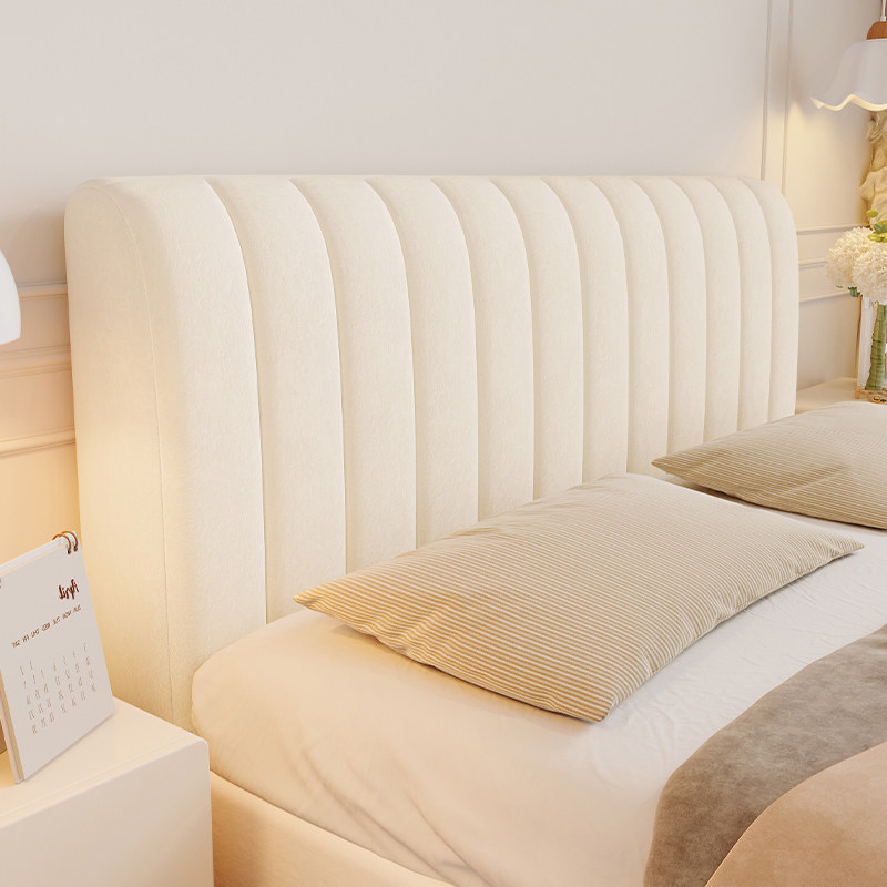 加厚夹棉高级感床头套罩木床靠背软包全包通用防尘罩2025新款,淘宝优惠券,粉丝福利购,淘宝优惠卷