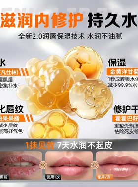 男士润唇膏专用保湿补水防干裂不油腻滋润去死皮淡化唇纹学口油生