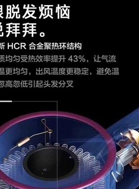 电吹风机负离子护发静音速干家用2026新款超大风力华强北吹风筒
