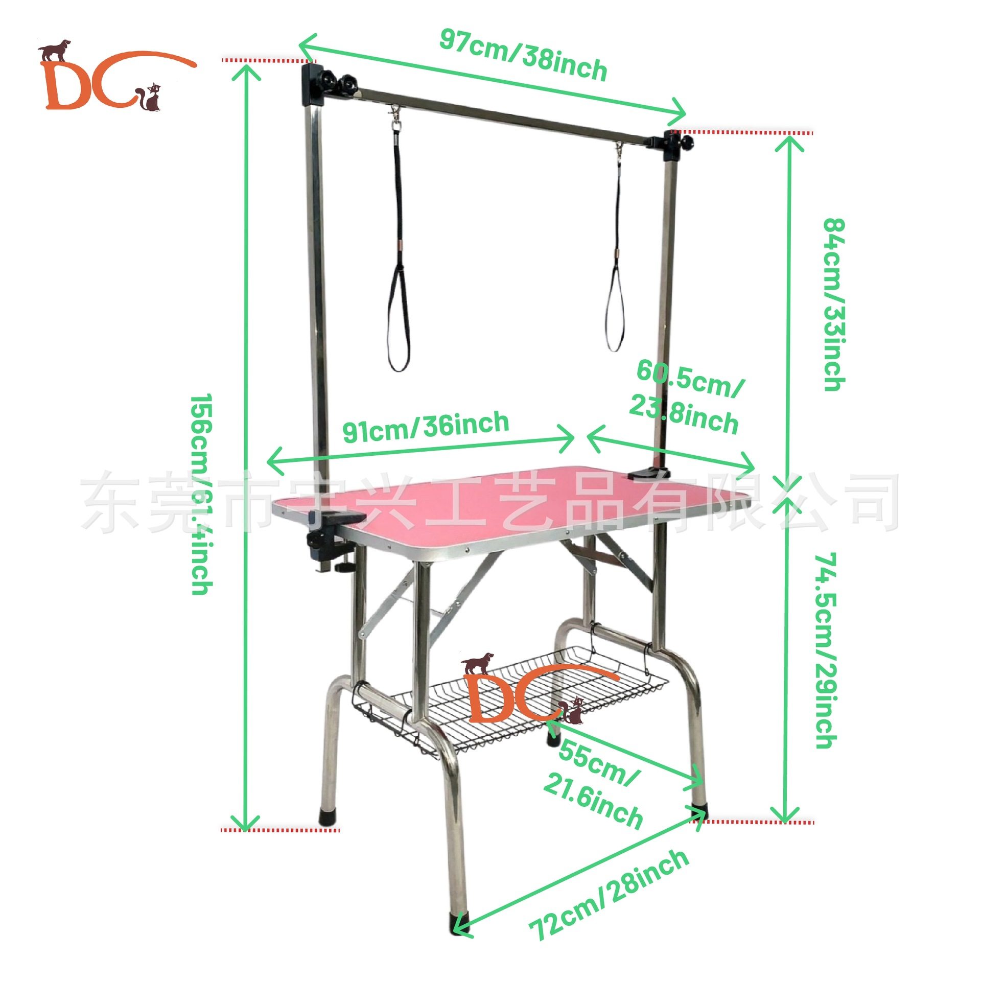 宠物用品宠物美容桌狗狗剪毛固定架吹毛美容护理家用折叠防滑工作,淘宝优惠券,粉丝福利购,淘宝优惠卷