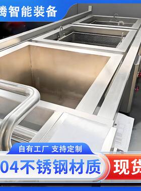 全自动烧鸡酱板鸭牛肉卤制品加工设备 漂烫焯水多联食品卤煮锅
