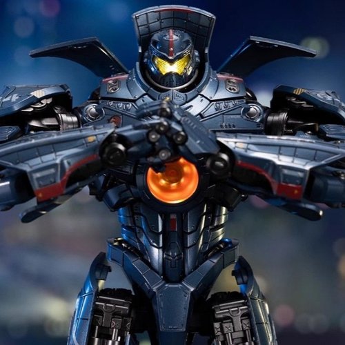 环太平洋机甲复仇流浪者危险流浪者风赤红手办危险机甲玩具黑曜石 - 图0