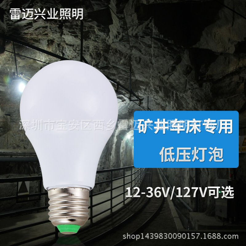 12V24V36VLED灯泡低压36V球泡灯矿山岩洞井道防雾防潮三防 - 图1
