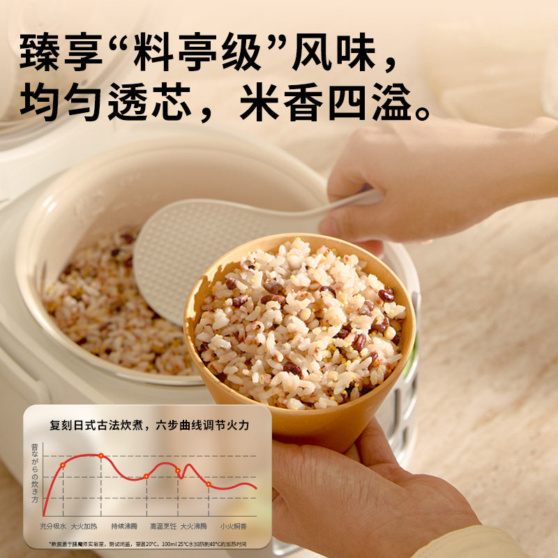 膳魔师日式电饭煲1到2人食小迷你家用老式小型米饭25年新款电饭煲,淘宝优惠券,粉丝福利购,淘宝优惠卷