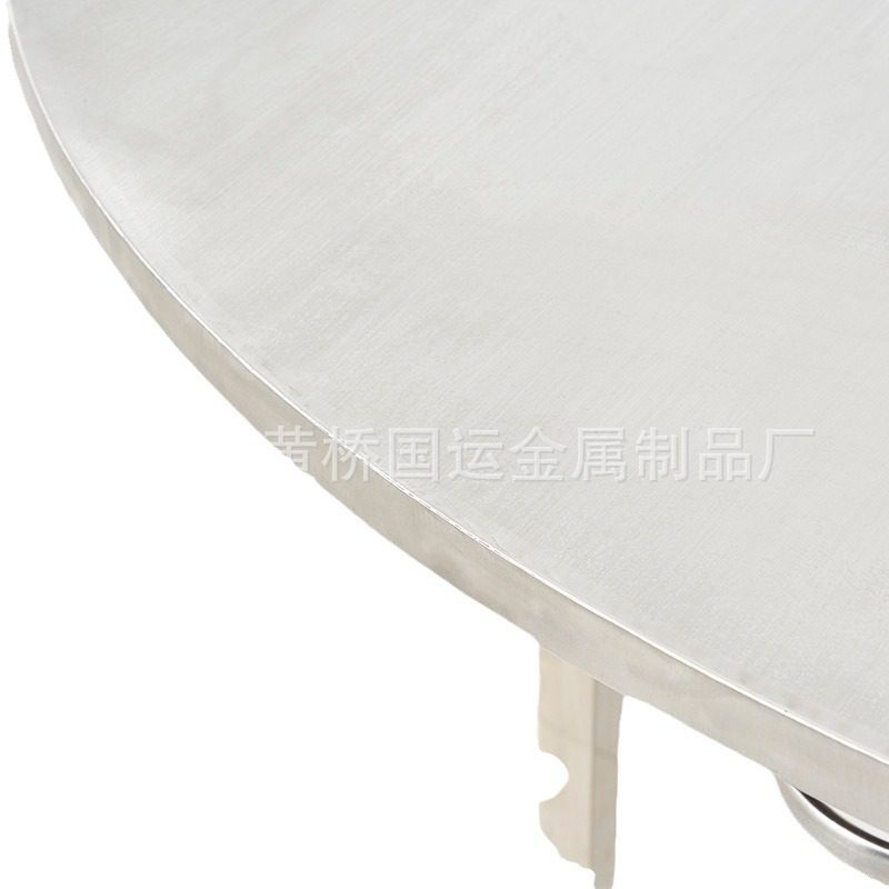 不锈钢折叠餐桌加厚商用摆摊凳子大圆桌出租房农村家酒席桌子现货,淘宝优惠券,粉丝福利购,淘宝优惠卷